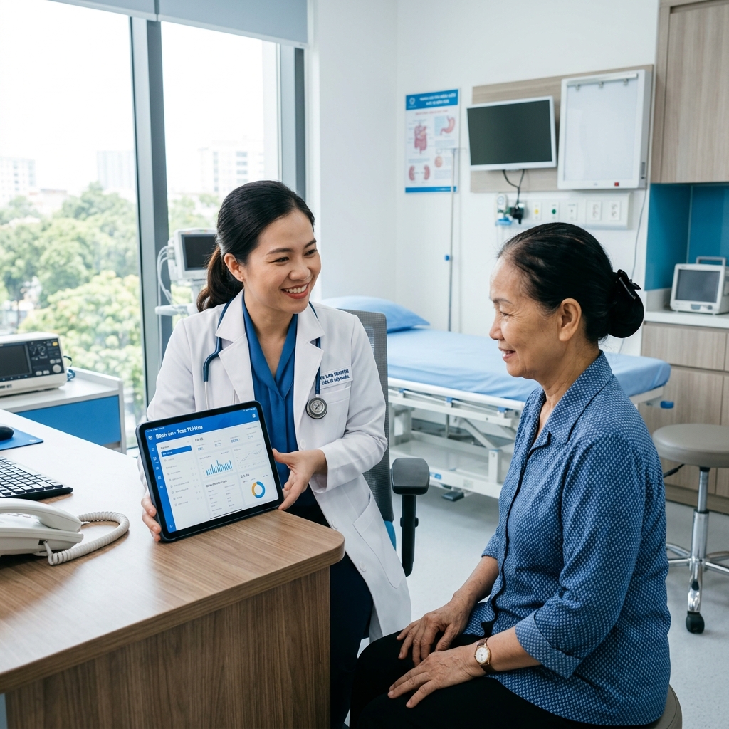 Các bác sĩ đang hội chẩn